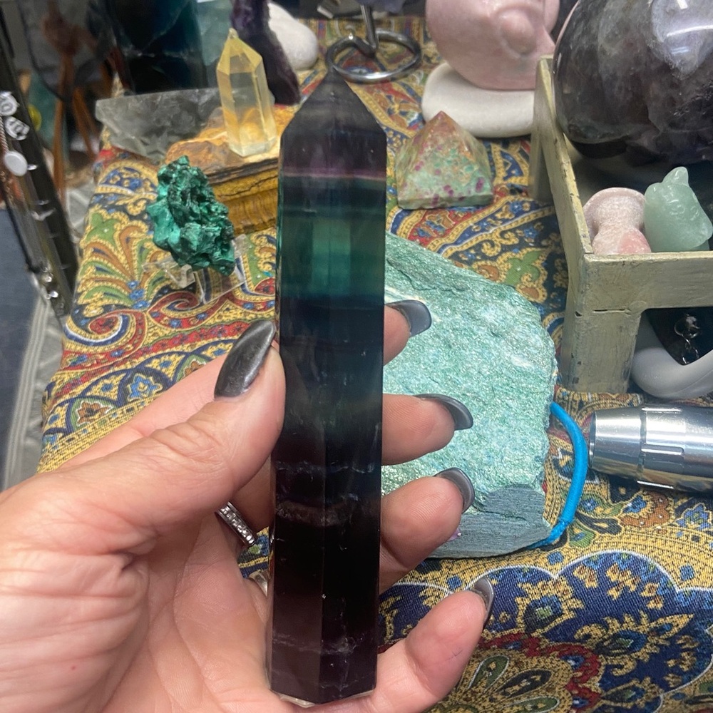 Rainbow fluoride tower